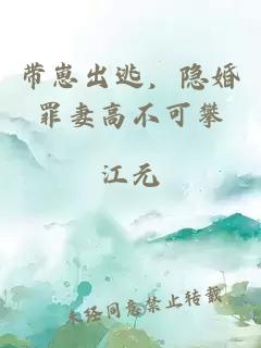 带崽出逃，隐婚罪妻高不可攀